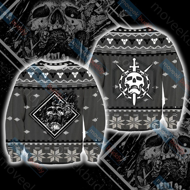 Destiny 2 Winter Style For Unisex Ugly Christmas Sweater