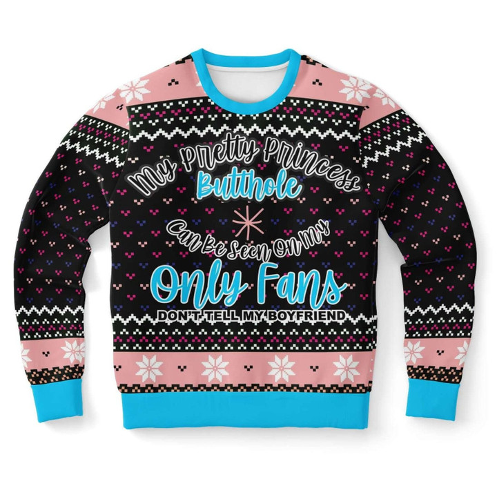 Onlyfans Princess Funny Ugly Christmas Sweater