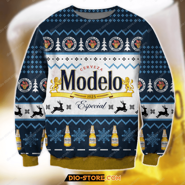 Modelo Especial Knitting Pattern 3D Ugly Christmas Sweater