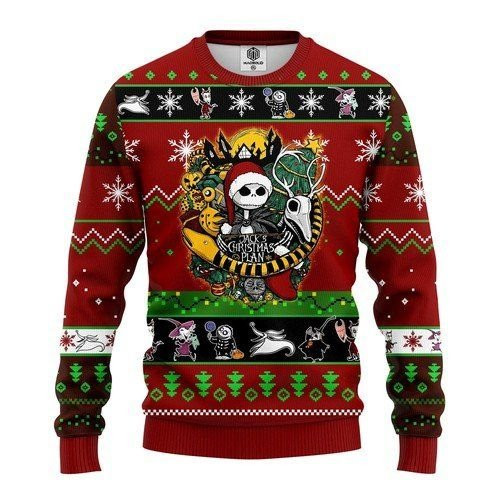 Nightmare Before Christmas For Unisex Ugly Christmas Sweater