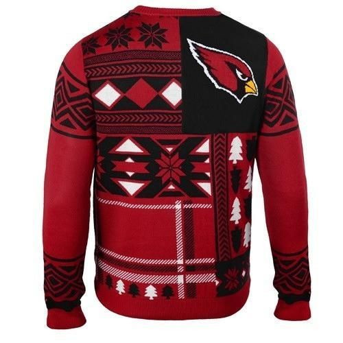 Arizona Cardinals Patches Ugly Christmas Sweater