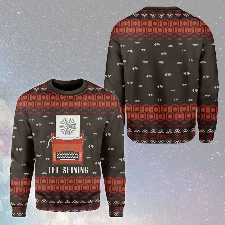 The Shining Olivetti Typewriters Ugly Christmas Sweater