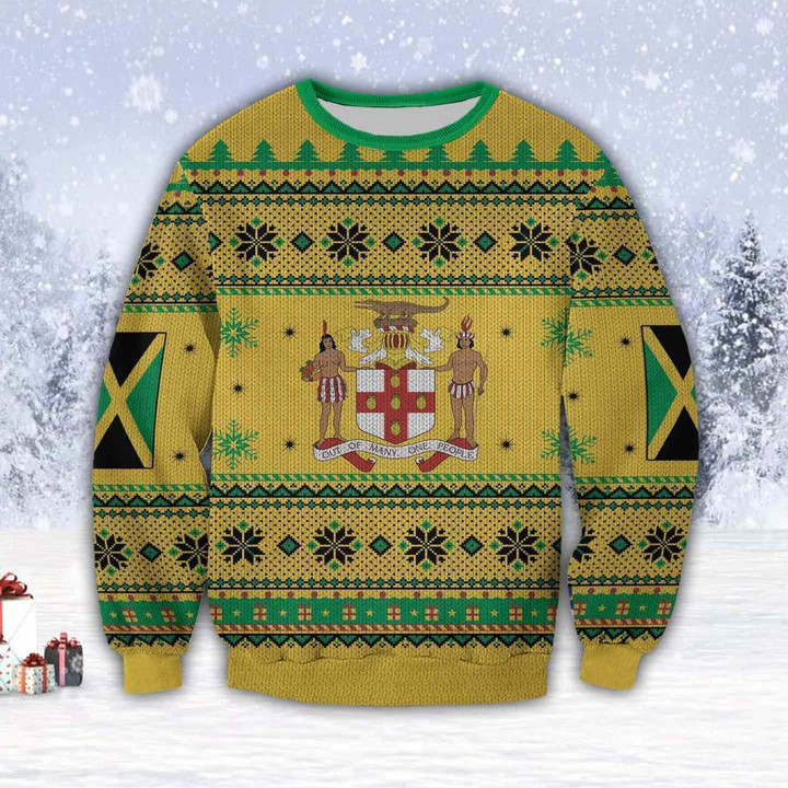 Jamaica Country Ugly Christmas Sweater