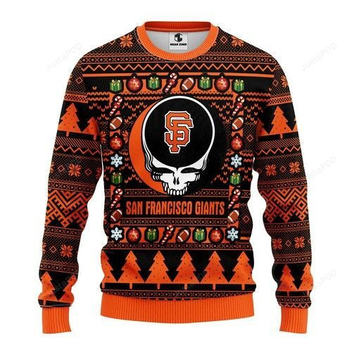 Mlb San Francisco Giants Grateful Dead Ugly Christmas Sweater