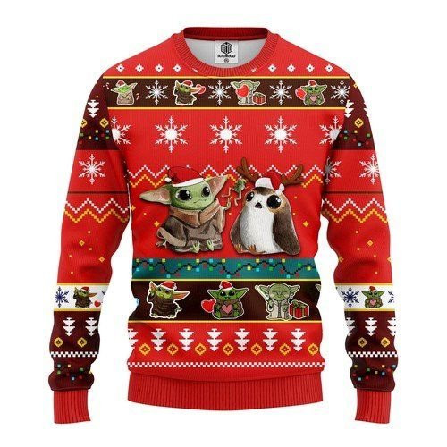 Baby Yoda For Unisex Ugly Christmas Sweater