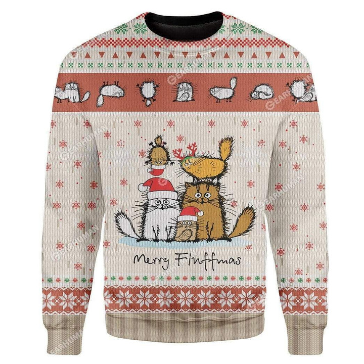 Merry Fluffmas Ugly Christmas Sweater