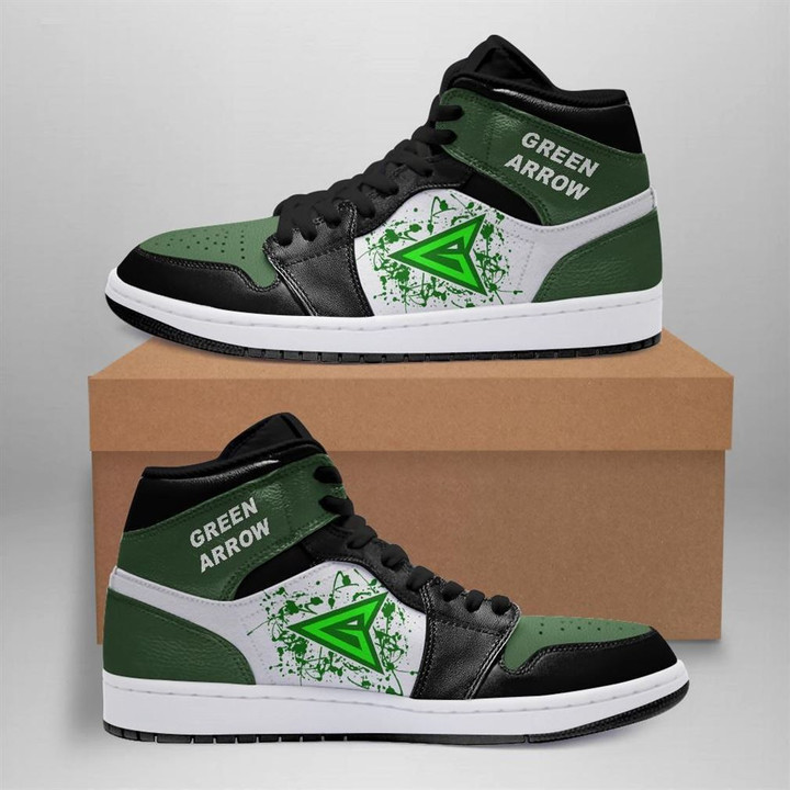 Green Arrow Dc Comics Air Jordan Shoes Sport Sneakers