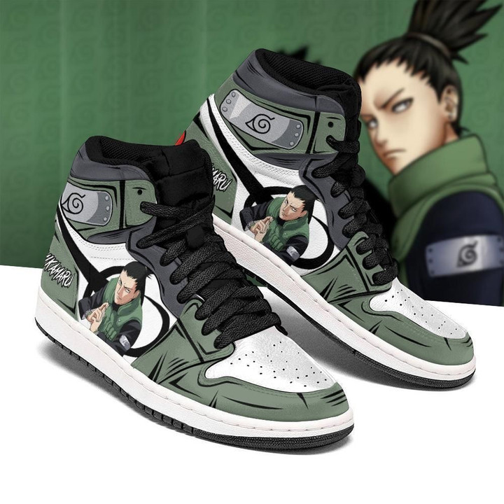 Naruto Shikamaru Uniform Costume Anime Air Jordan Shoes Sport Sneakers