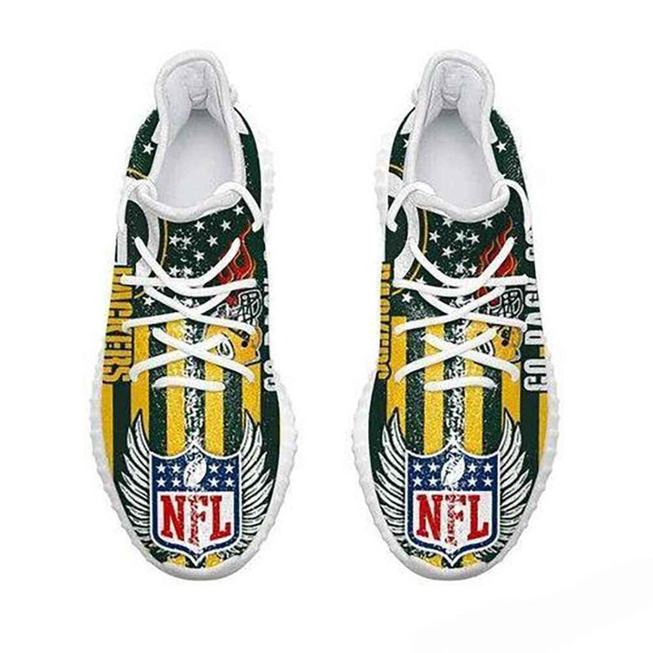 Green Bay Packers Go Pack Go NFL Shoes Sneakers