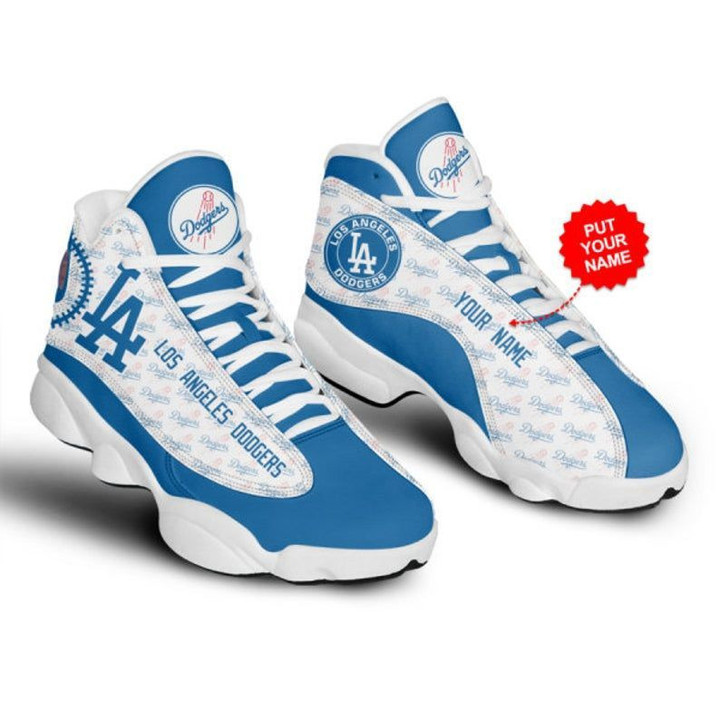 Personalized Los Angeles Dodgers Football Mlb Sneaker Shoes