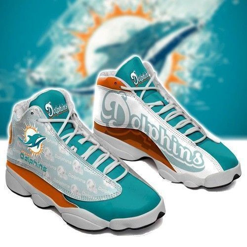 Miami Dolphins Nfl Football Teams Sneaker Shoes