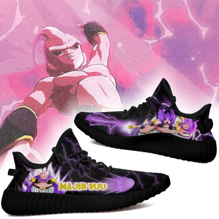 Majin Buu Yzs Dragon Ball Z Anime Black Shoes Sneakers