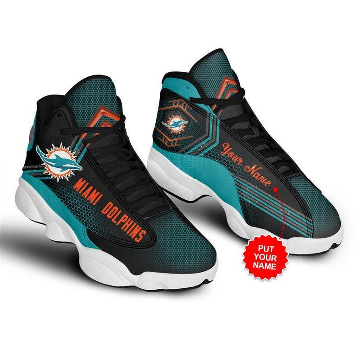 Personalized Miami Dolphins Football Nfl Sneaker Shoes