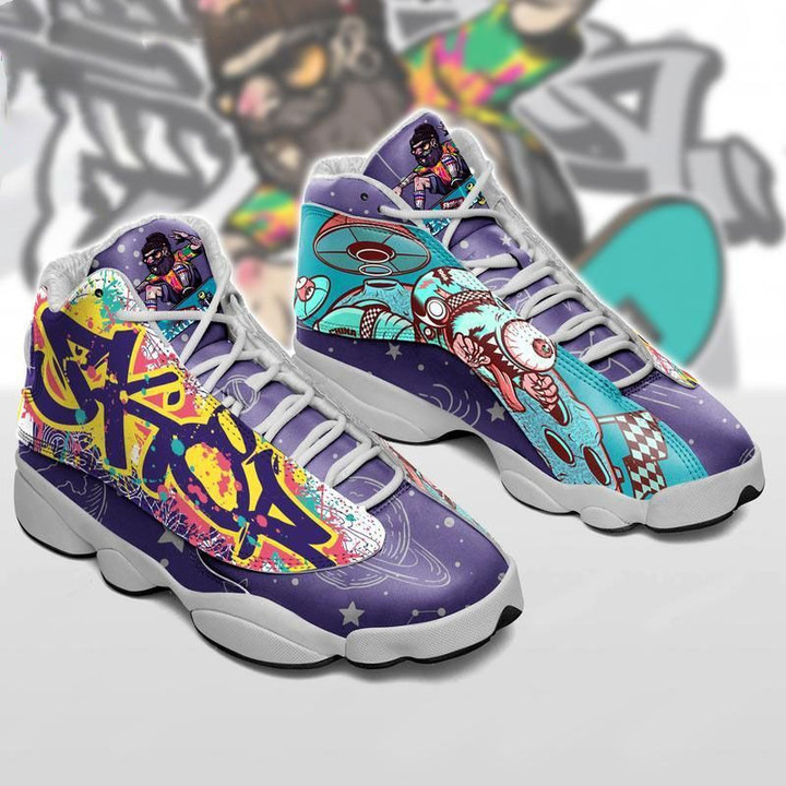 Graffiti Theme Sneaker Shoes