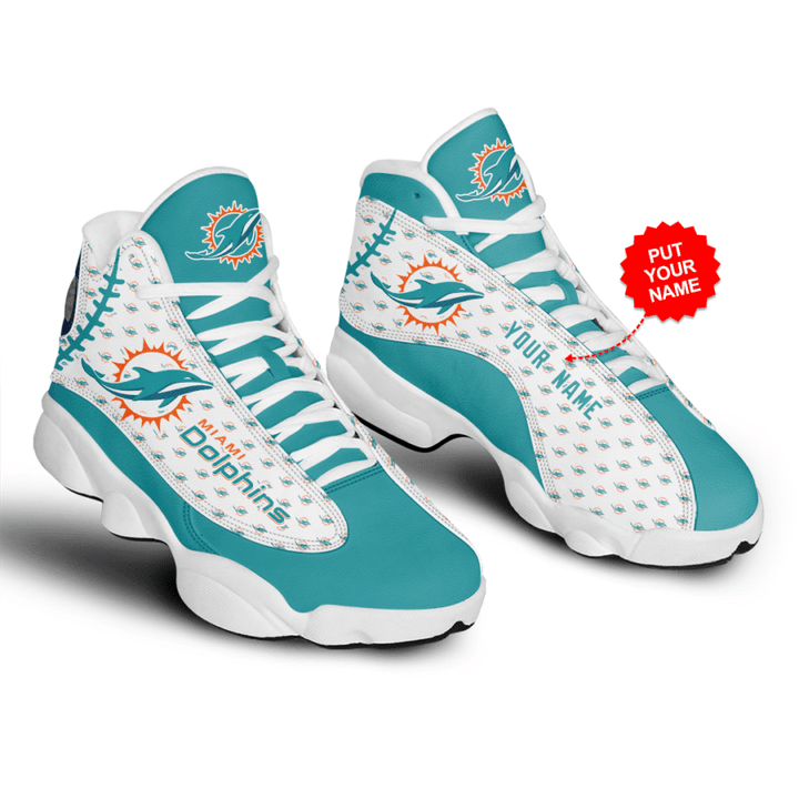 Personalized Miami Dolphins Nfl Football Sneaker Shoes