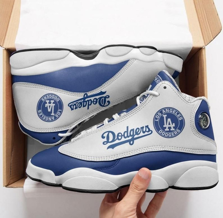Los Angeles Dodgers Mlb Football Team Sneaker Shoes