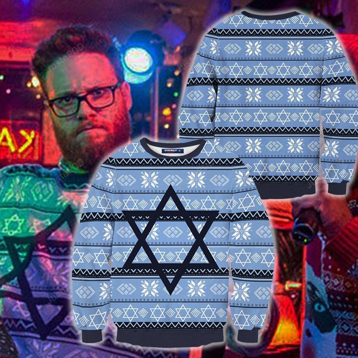 The Night Before (2015) Isaac Cosplay Ugly Christmas Sweater, Perfect Holiday Gift