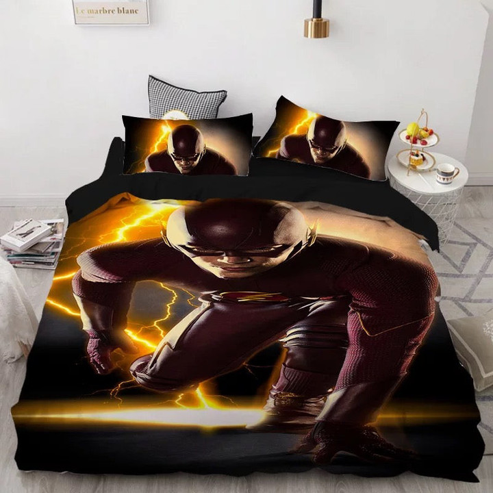 The Flash Barry Allen #15 Duvet Cover Quilt Cover Pillowcase Bedding Set Bed Linen Home Decor