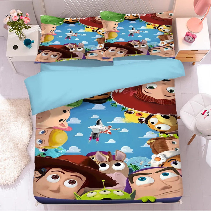 Toy Story Woody Forky #23 Duvet Cover Quilt Cover Pillowcase Bedding Set Bed Linen Home Bedroom Decor
