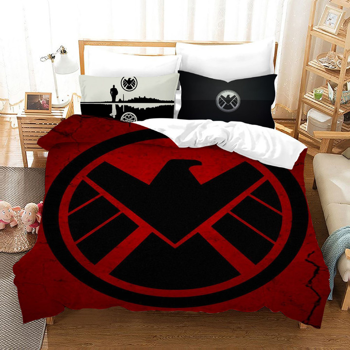 Marvel's Agents of S.H.I.E.L.D. #4 Duvet Cover Quilt Cover Pillowcase Bedding Set Bed Linen Home Bedroom Decor