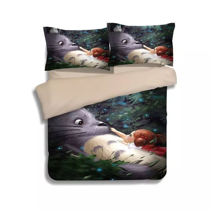 Tonari no Totoro #14 Duvet Cover Quilt Cover Pillowcase Bedding Set Bed Linen Home Decor