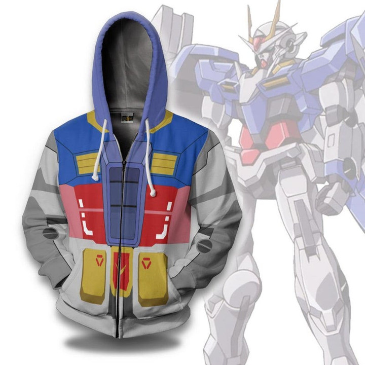 Pemagear Raiser Cosplay Costumes Mobile Suit Gundam Custom 3D All Over Print Hoodie, Zip-Up Hoodie