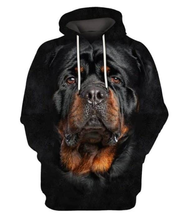 Pemagear Rottweiler Ma Chi Ma 3D All Over Print Hoodie, Zip-Up Hoodie