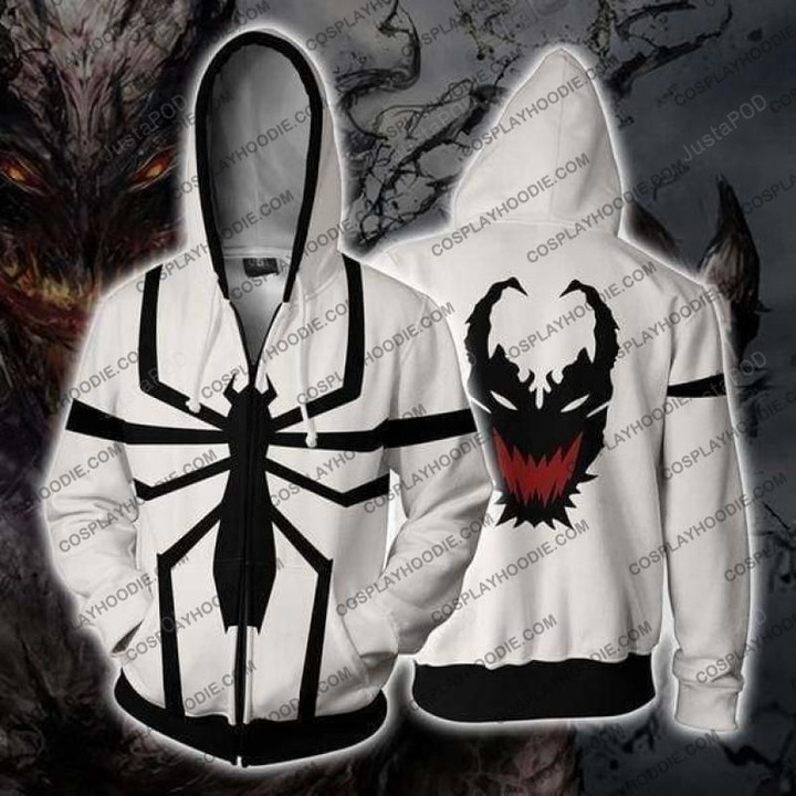 Pemagear Spiderman Anti Venom 3D All Over Print Hoodie, Zip-Up Hoodie