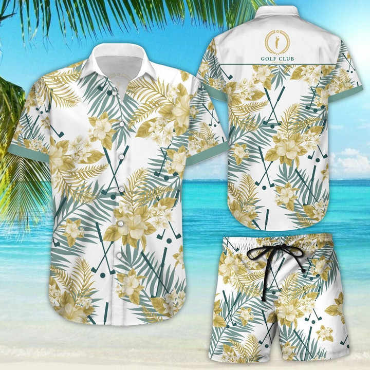 Aloha Tropical Golf Hawaiian Shirt