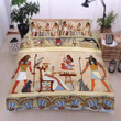 Ancient Egypt Cotton Bed Sheets Spread Comforter Duvet Cover Bedding Sets