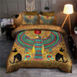 Ancient Egyptian God Cotton Bed Sheets Spread Comforter Duvet Cover Bedding Sets