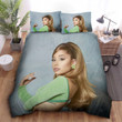 Ariana Grande Positions Album Retro Style Bed Sheets Spread Comforter Duvet Cover Bedding Sets