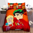 American Dragon And Huntsgirl Bed Sheets Spread Comforter Duvet Cover Bedding Sets