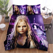 Avril Lavigne The Queen In Maxim Photoshoot Bed Sheets Spread Duvet Cover Bedding Sets