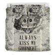Always Kiss Me Goodnight Bed Sheets Duvet Cover Bedding Set Great Gifts For Birthday Christmas Thanksgiving