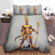 Amun-Ra Holding Golden Staff Bed Sheets Spread Duvet Cover Bedding Sets