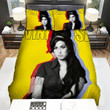 Amy Winehouse Silhouette With Autograph Bed Sheets Spread Comforter Duvet Cover Bedding Sets