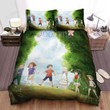 Anohana: The Flower We Saw That Day Characters Childhood Bed Sheets Spread Comforter Duvet Cover Bedding Sets