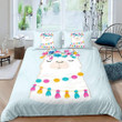 Alpaca Blue Bedding Set Bed Sheets Spread Comforter Duvet Cover Bedding Sets