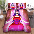 Amy Lee Blue Hair  Bed Sheets Spread Comforter Duvet Cover Bedding Sets