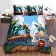 Angry Red King Bed Sheets Spread Comforter Duvet Cover Bedding Sets
