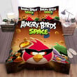 Angry Birds, Galaxy Birds Bed Sheets Spread Comforter Duvet Cover Bedding Sets
