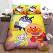 Anpanman And Friends In Space Bed Sheets Spread Comforter Duvet Cover Bedding Sets