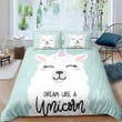 Alpaca Unicorn Dream Like A Unicorn Bed Sheets Spread Comforter Duvet Cover Bedding Sets