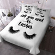All You Need Is Lashes Cotton Bed Sheets Spread Comforter Duvet Cover Bedding Sets