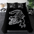 Alligator Black Bed Sheets Duvet Cover Bedding Sets