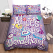 Alice In Wonderland, Alice's Adventure In Wonderland Lewis Caroll Bed Sheets Spread Comforter Duvet Cover Bedding Sets
