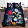 Alice In Wonderland, Among The Flowers Bed Sheets Spread Comforter Duvet Cover Bedding Sets