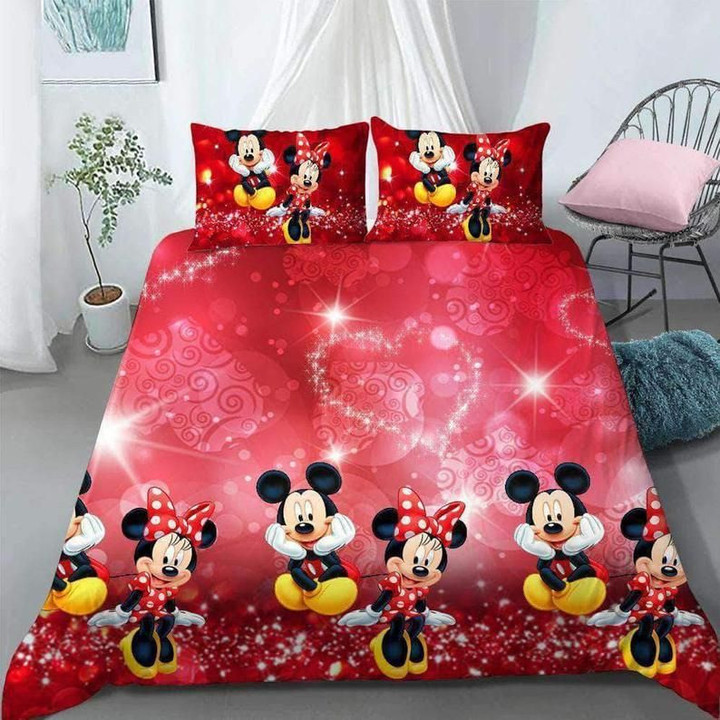Disney Mickey Mouse Minnie Mouse 4 Duvet Quilt Bedding Set