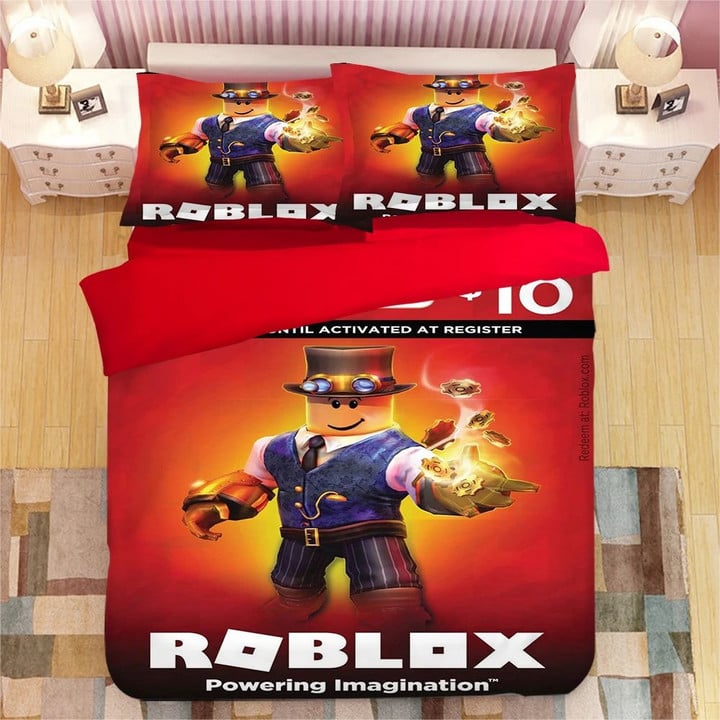 Roblox Team 7 Duvet Quilt Bedding Set